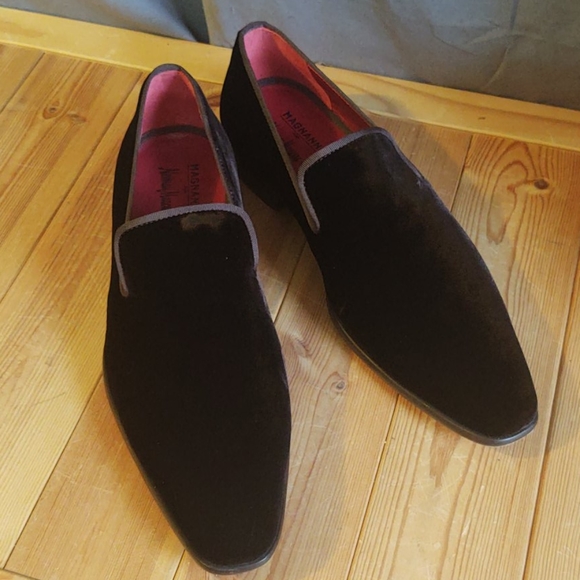 magnanni velvet loafers